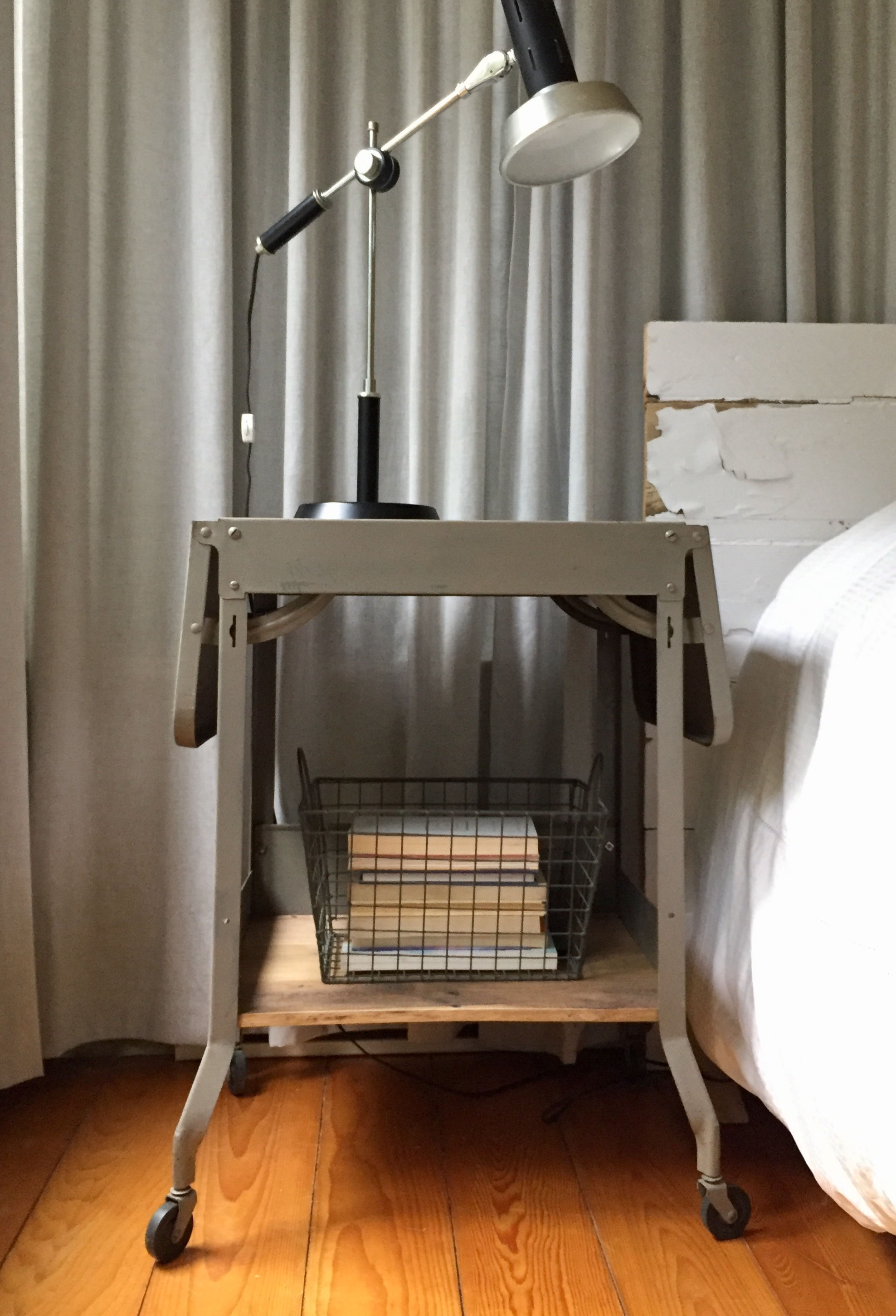 vintage industrial table