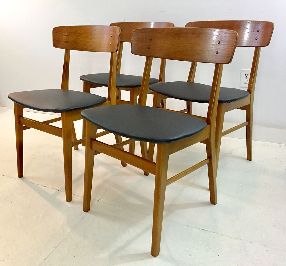 vintage danish dining chairs (sold)