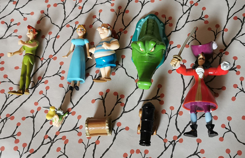 Miniature : Lot de figurines Peter Pan Disney
