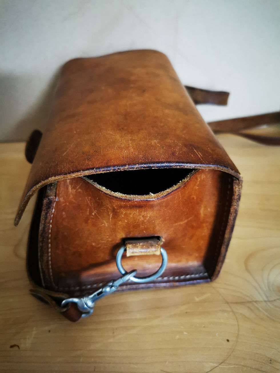 Miniature : Sac cuir holster vintage