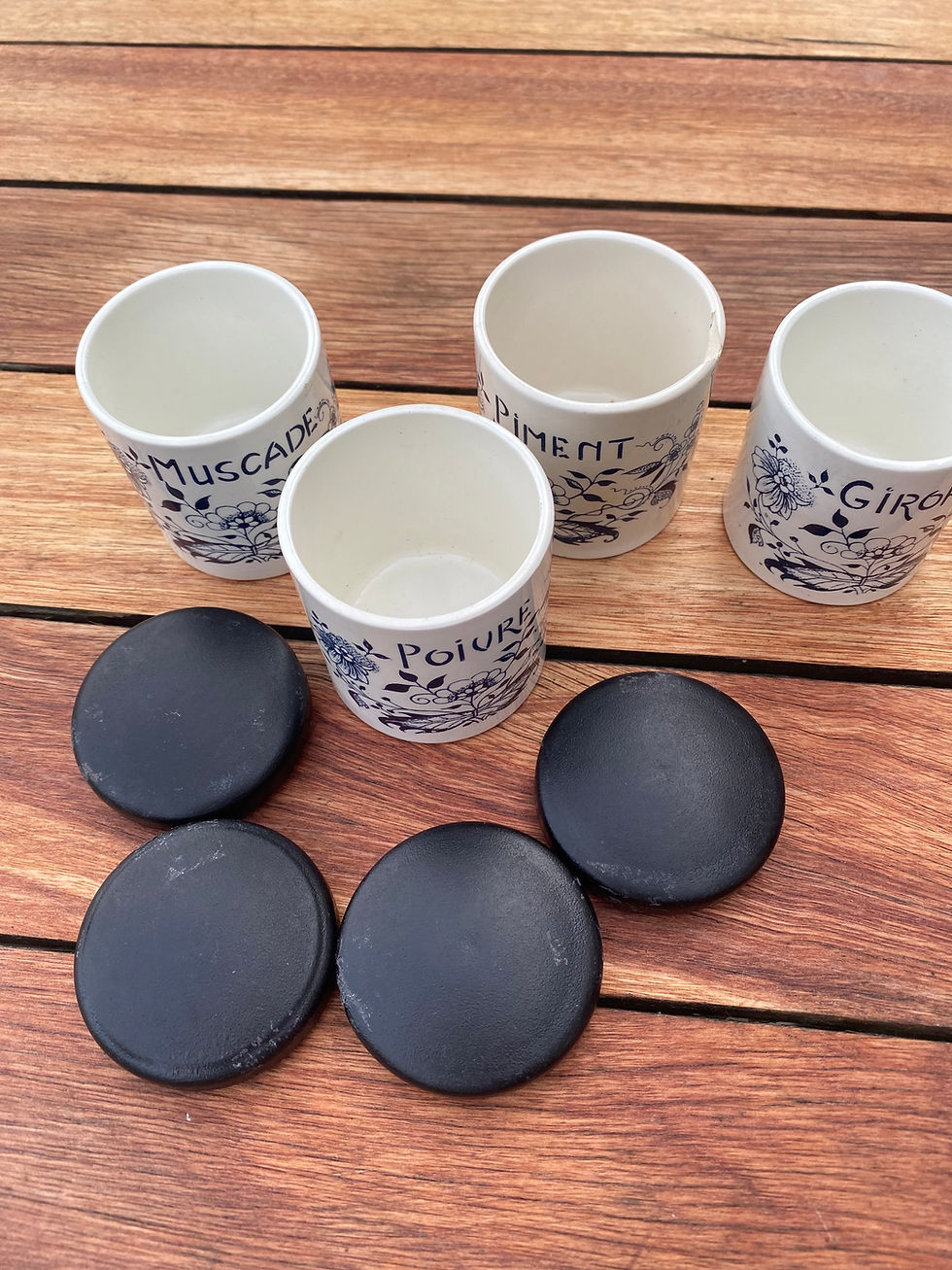 Miniature : Lot de 4 pots à epices