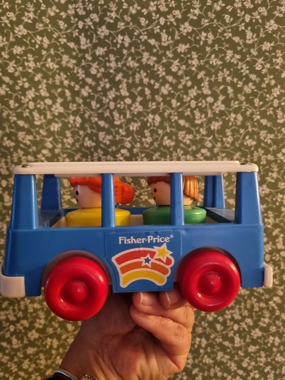 Miniature : Ancien bus fisher price 1990