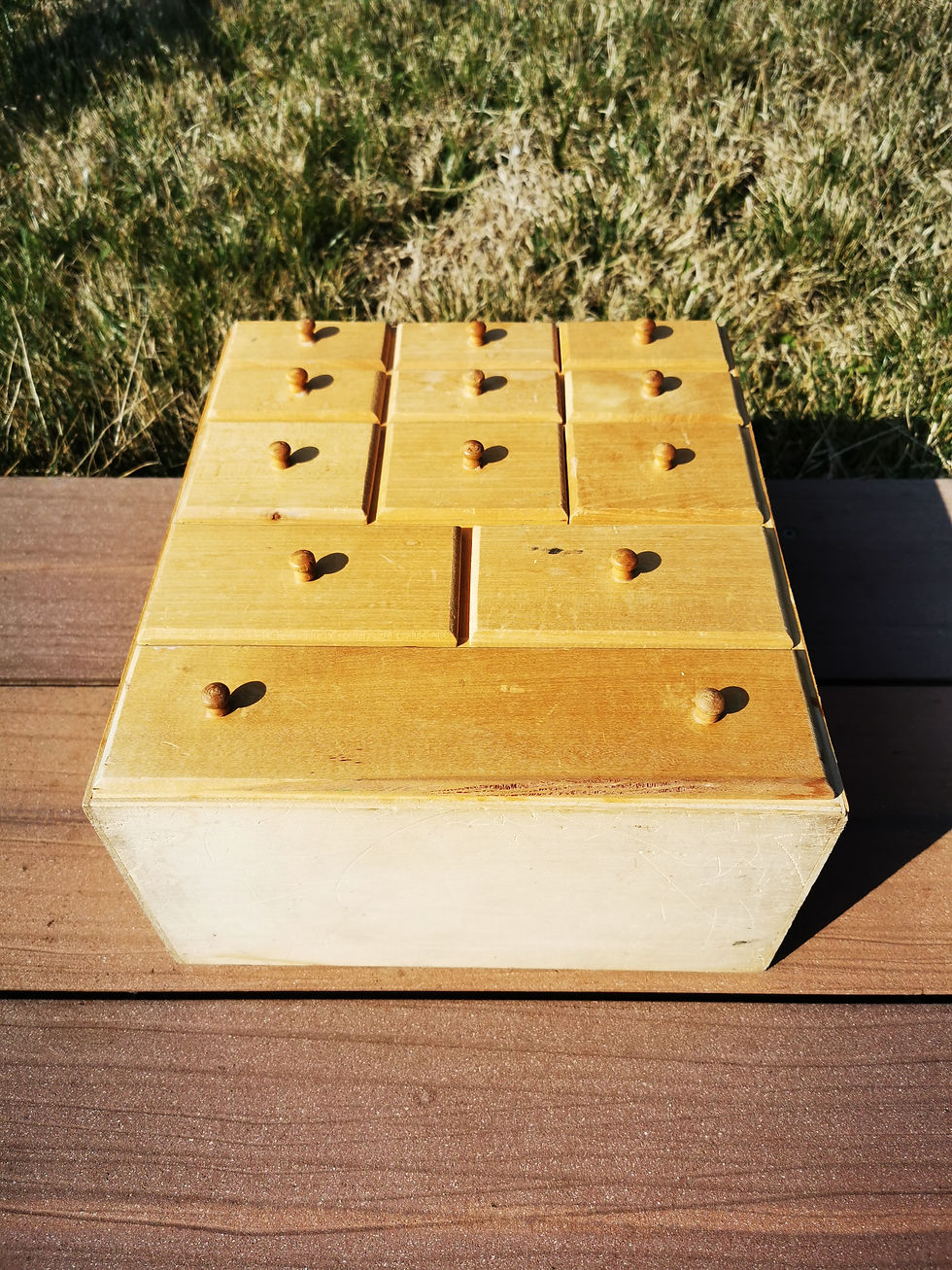 Miniature : Meuble de mercerie 