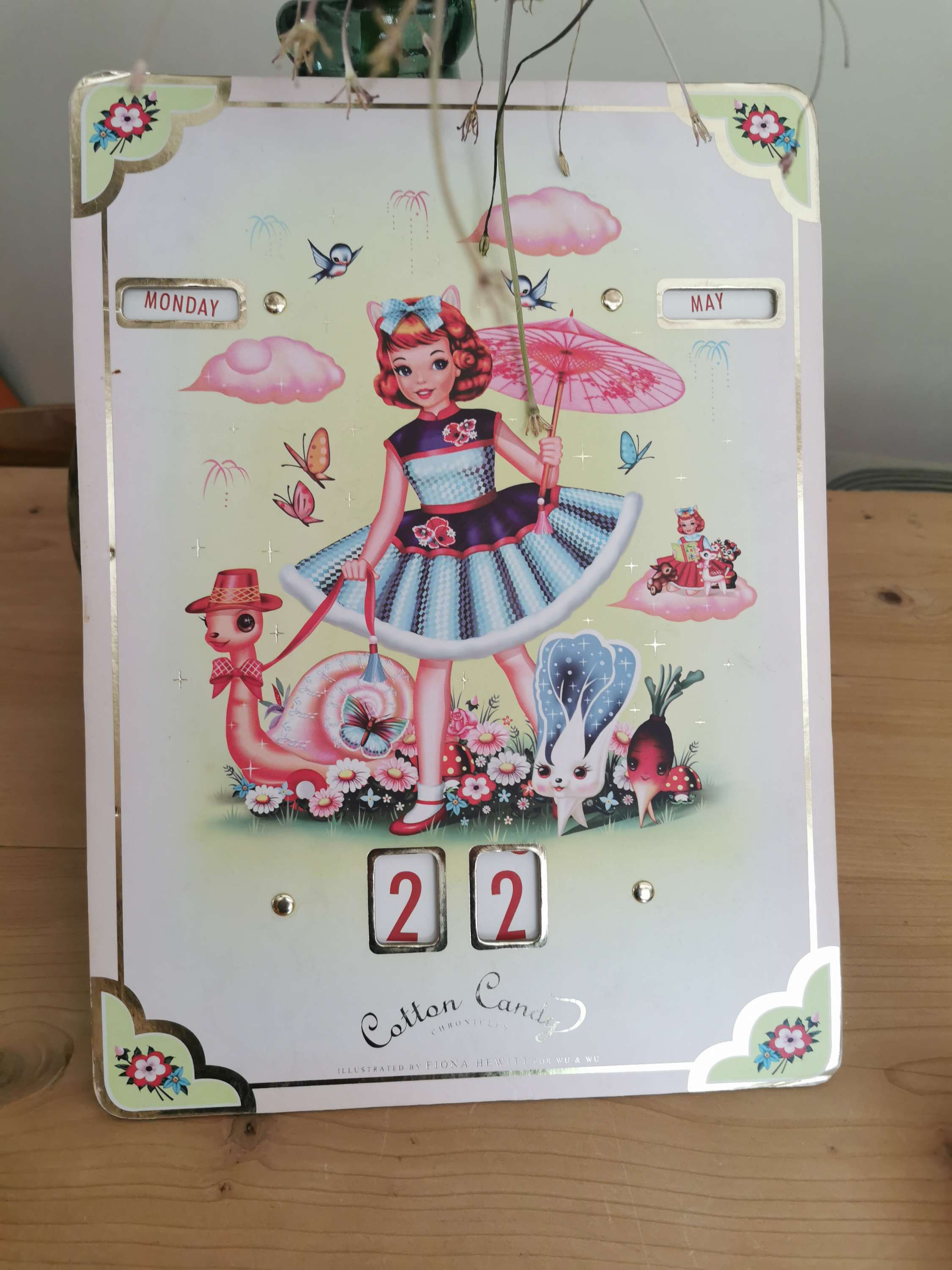 Calendrier perpetuel cotton candy 