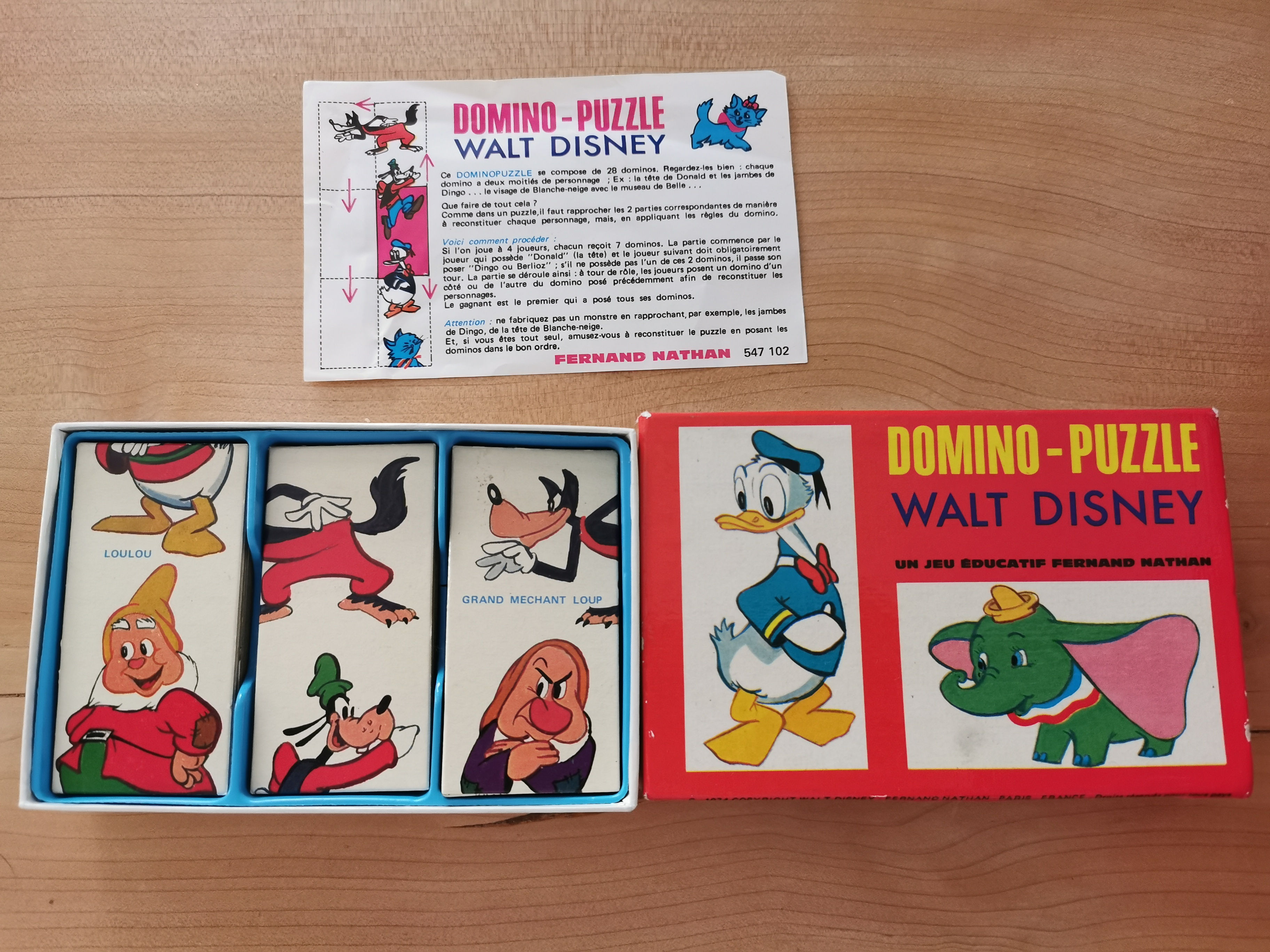 Domino puzzle Walt disney