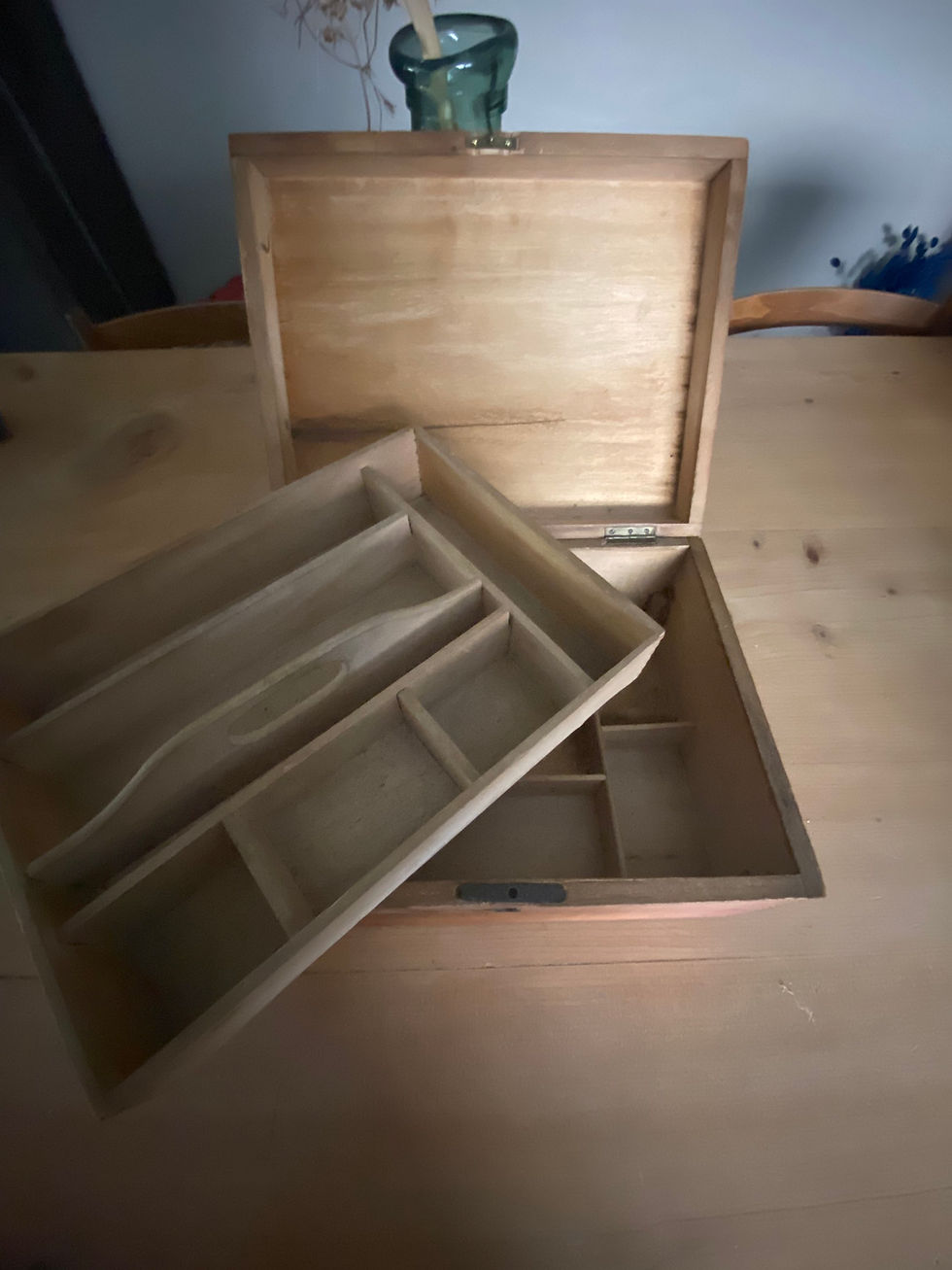 Miniature : Boîte à couture bois