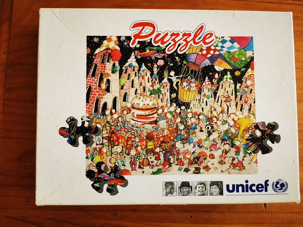 Miniature : Puzzle unicef theme happy birthday