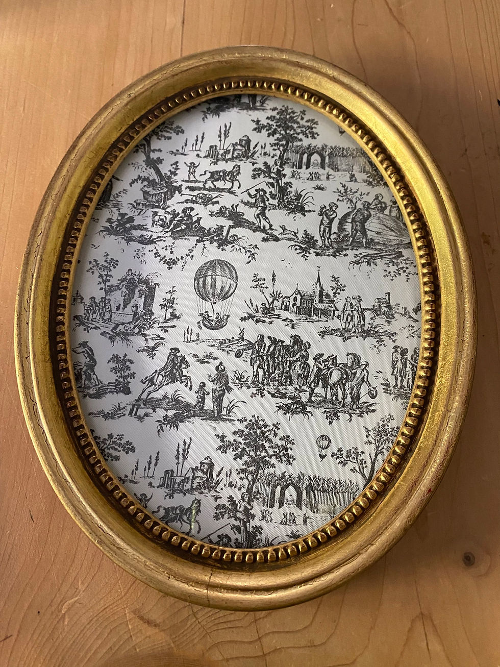 Miniature : Cadre bois doré 