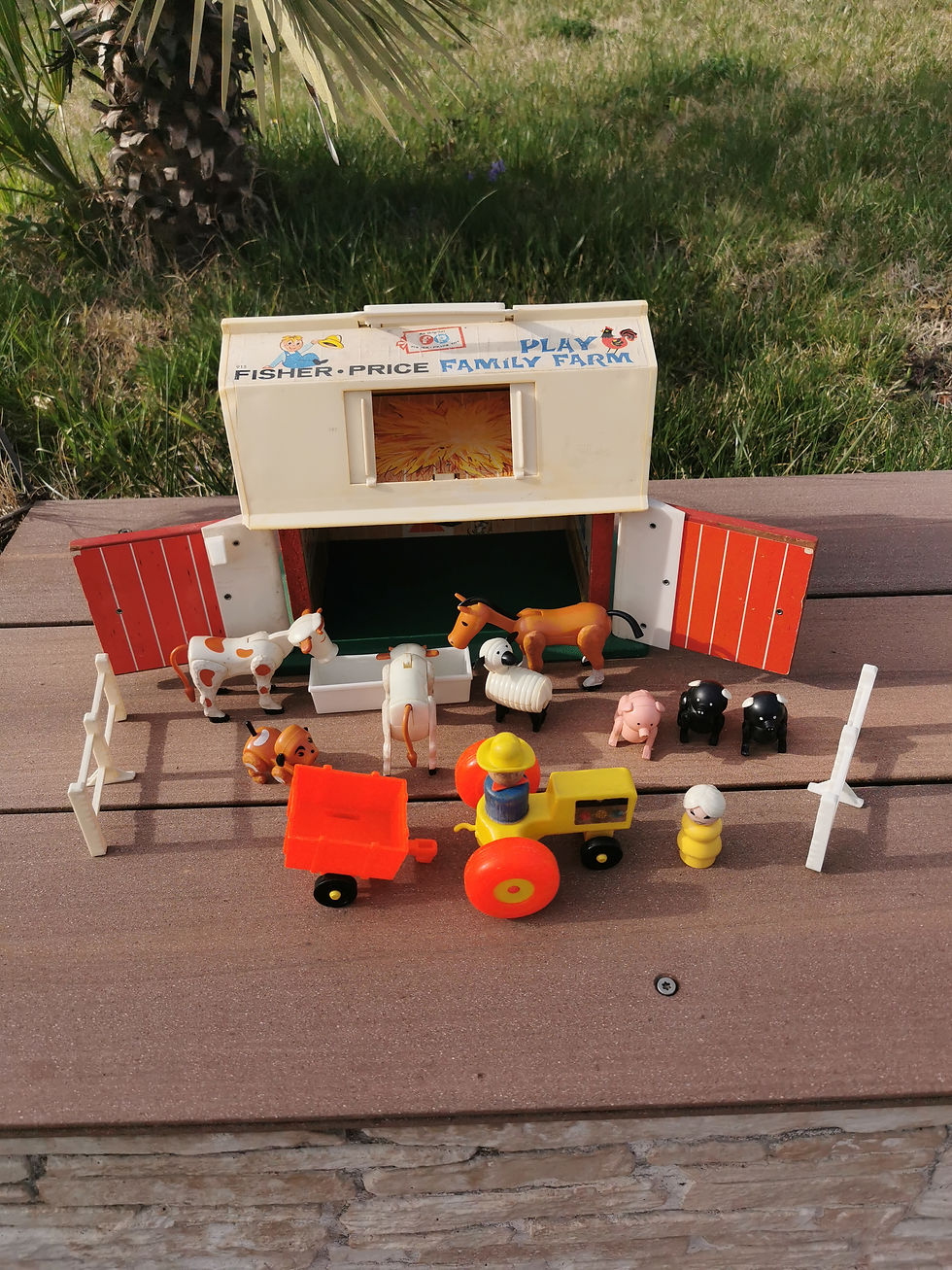 Miniature : Ferme fisher price 915 avec accessoires