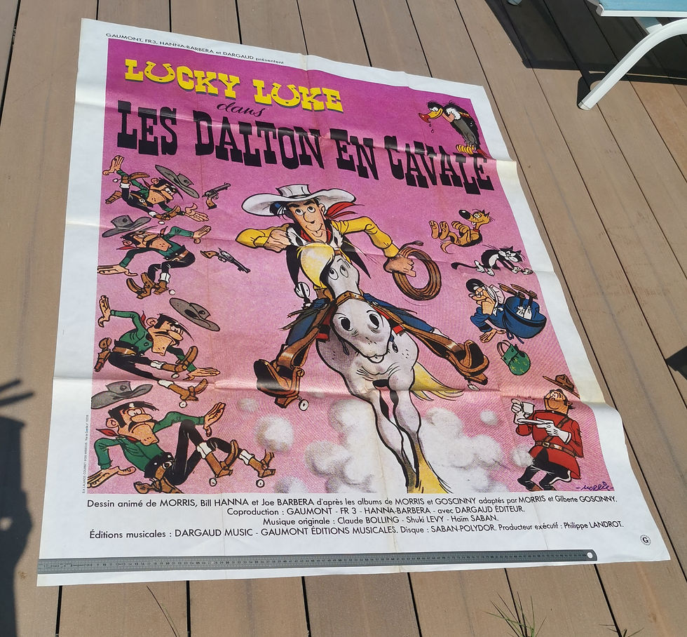 Miniature : Affiche originale du film Les dalton en cavale 