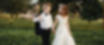Ringbearer / flower girl - young bride and groom