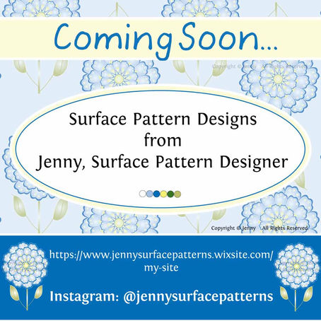 Coming Soon ... New Website for Surface Pattern Designs!
