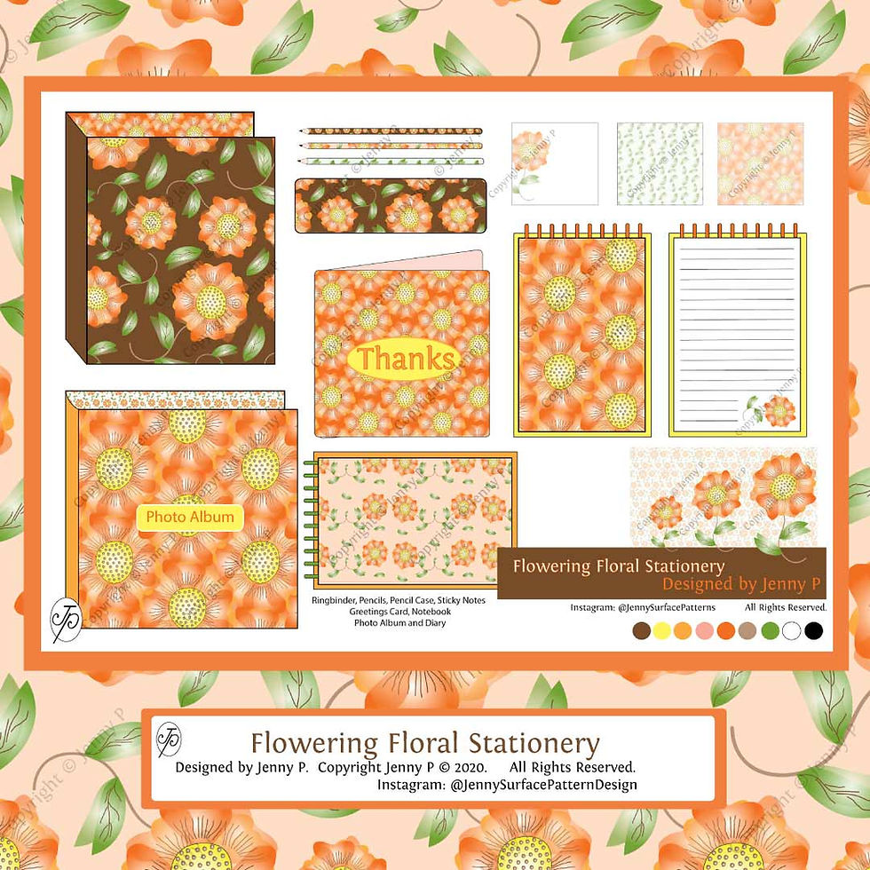 New Surface Patterns to share.... Floral Prints and more!