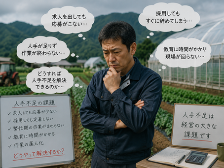人手不足時代の農業経営はどう変わる?令和6年調査から考える採用と経営改善