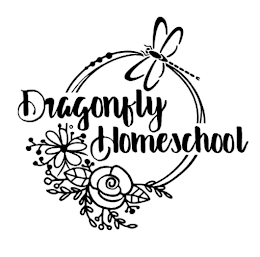 Floral Dragonfly Homeschool t-shirt design