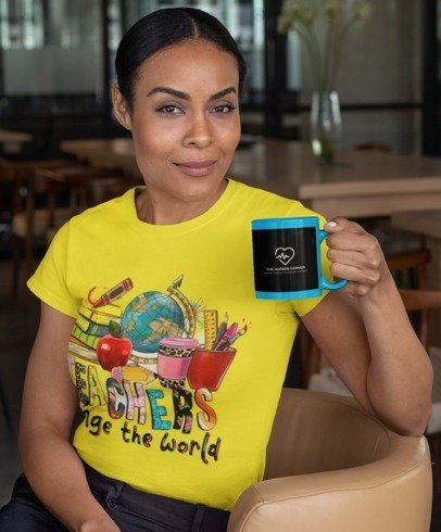 Teachers Change the World T-shirts- Yellow