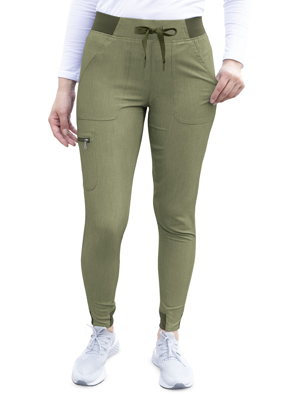Heather Olive Adar Pro Collection Women's Ultimate Yoga Jogger Pant