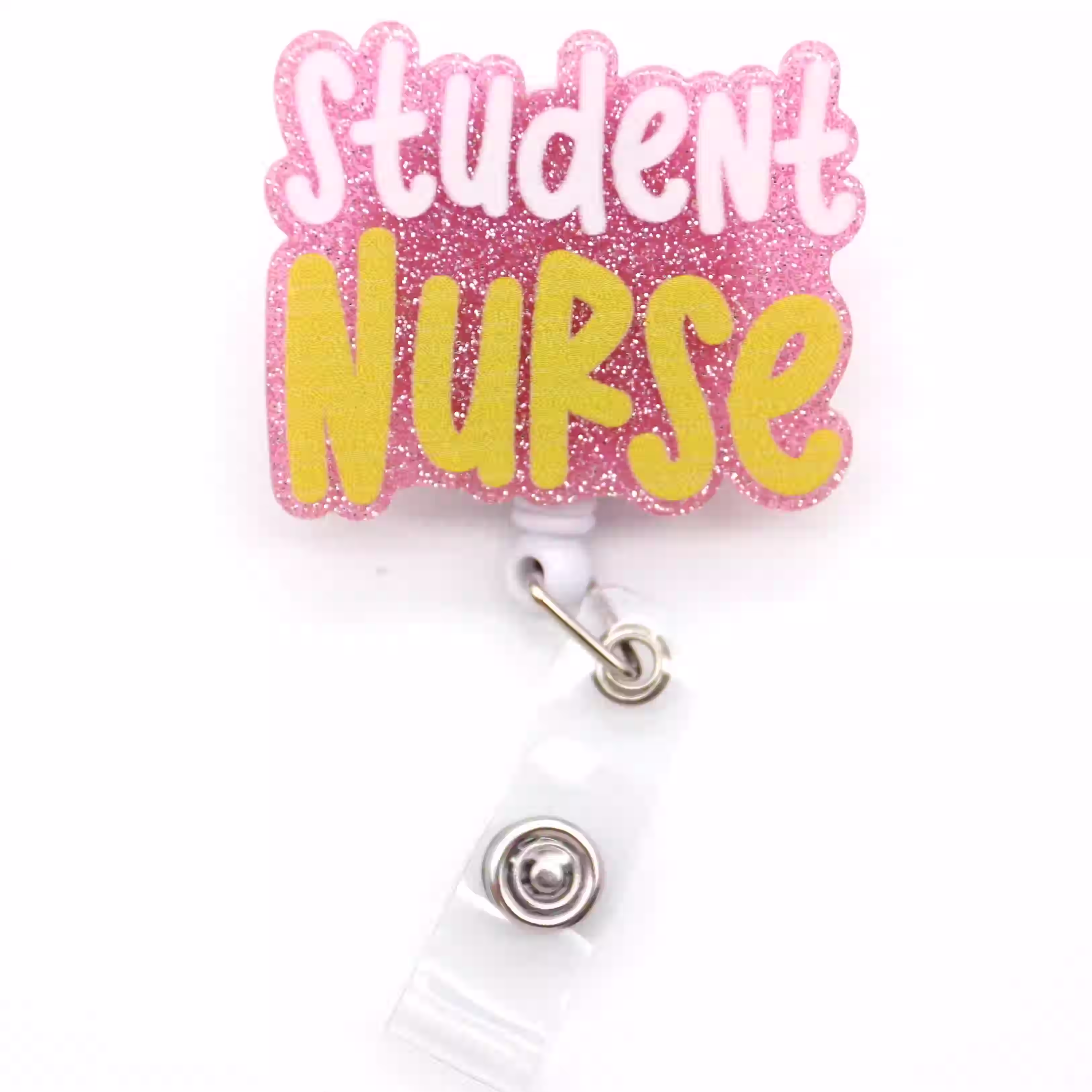 Student Nurse Badge Holder with Retractable Reel
