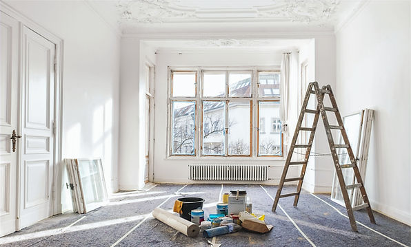 Pièce en rénovation