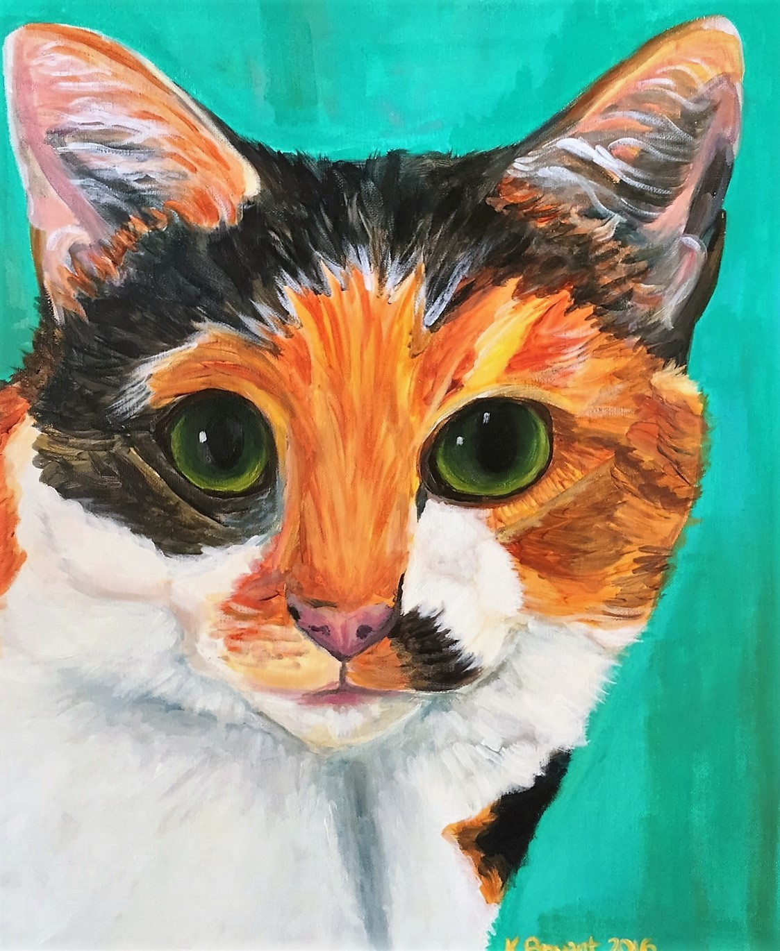Mystery calico cat