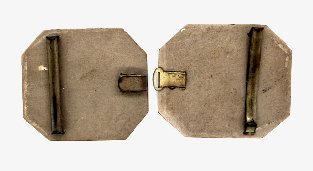 Thumbnail: Casein (Galalith) 2-part Buckle / Clasp (R965)