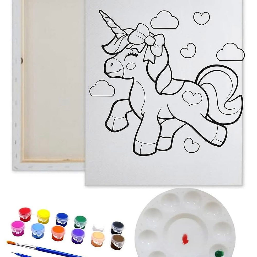 Thumbnail: Pre-Sketched Canvas Paint kit