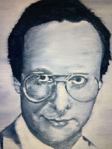 Valery F.,
50 x 50 cm,
oil on canvas, 2009,
©Rik Beemsterboer
Former professor Valery F. shoots four people at Concordia University. August 24, 1992 Montreal, Canada 4 dead.