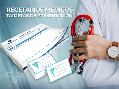 Recetarios y tarjetas médicas