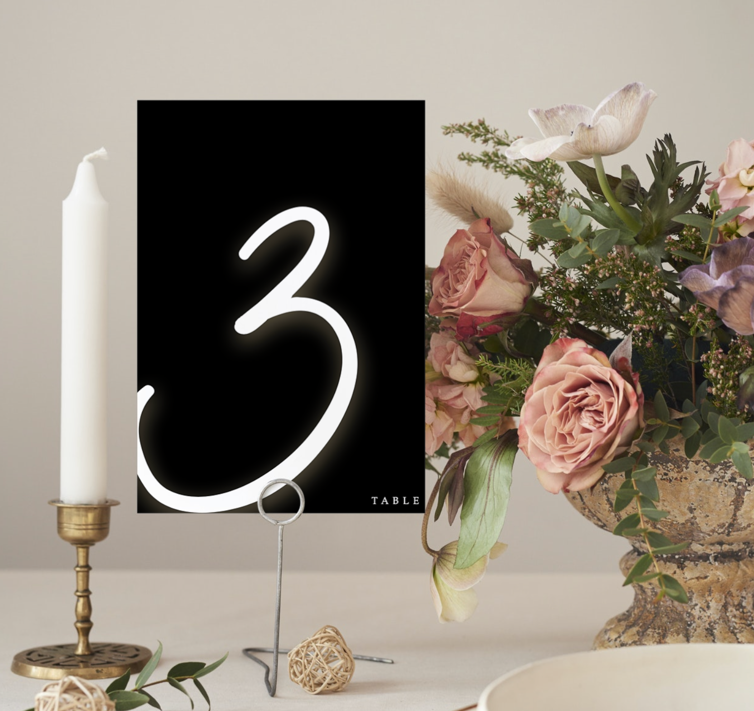 midnight kiss | table numbers