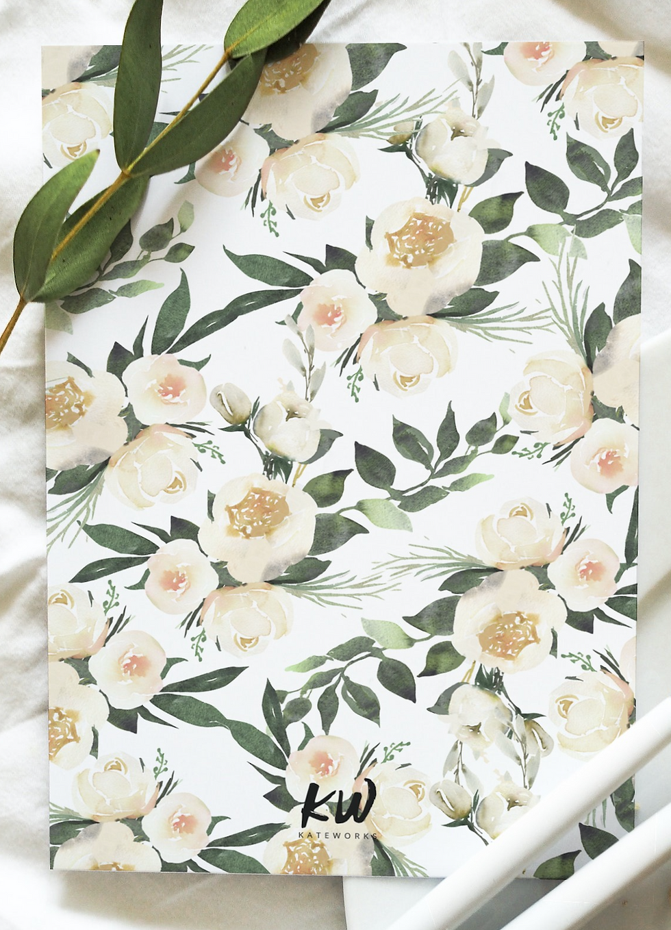 Thumbnail: white rose wedding invitation