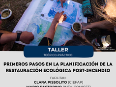 El IRNAD invita al taller teórico-práctico "Primeros pasos en la planificación de la restauración post-incendio" 