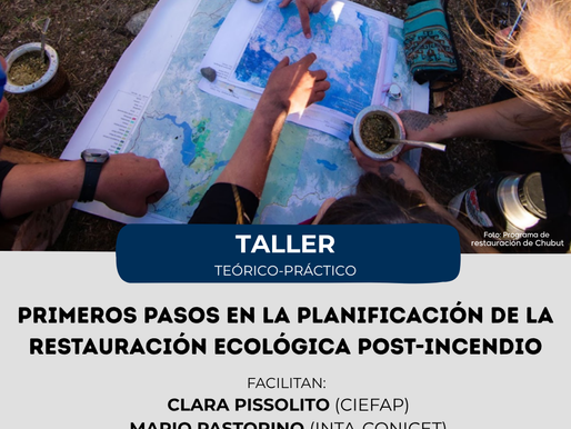 El IRNAD invita al taller teórico-práctico "Primeros pasos en la planificación de la restauración post-incendio"