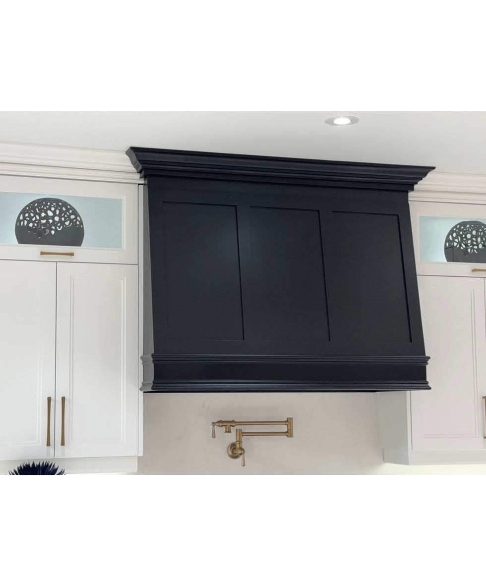 Painted Kitchen Hood