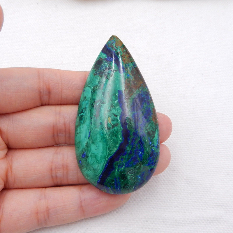 Cabochon pour pendentif Azurite