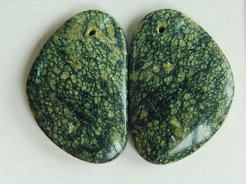 Serpentines cabochons pour boucles d'oreille