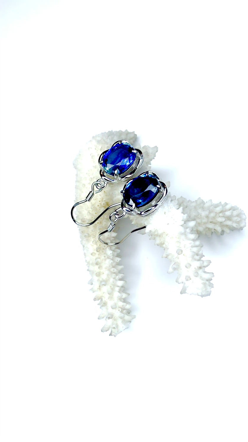 Miniature : Boucles d'oreille Kyanite 4.68 ct