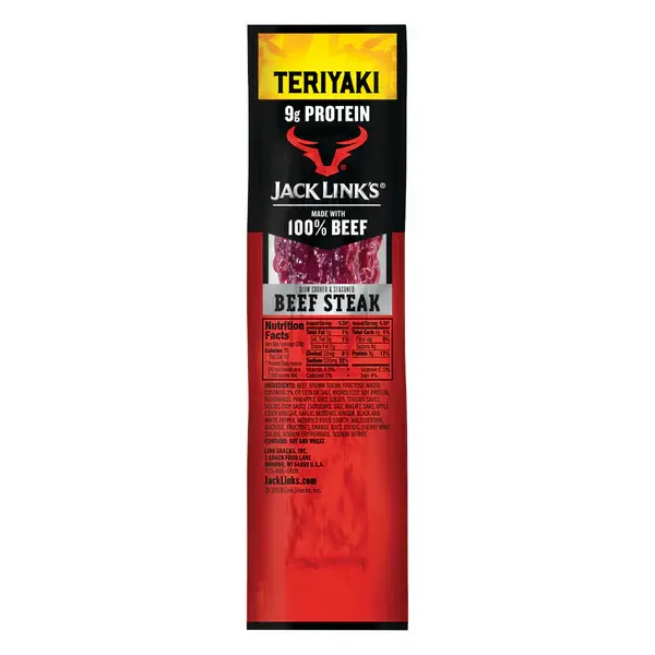 JACK LINK'S BEEF TERIYAKI STEAK 1 Oz.
