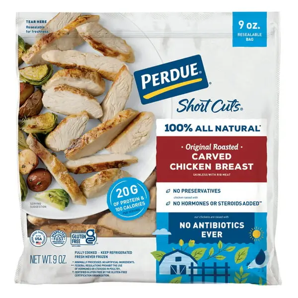 PERDUE SHORT CUT ORIGINAL ROASTED CHICKEN BREAST 8oz