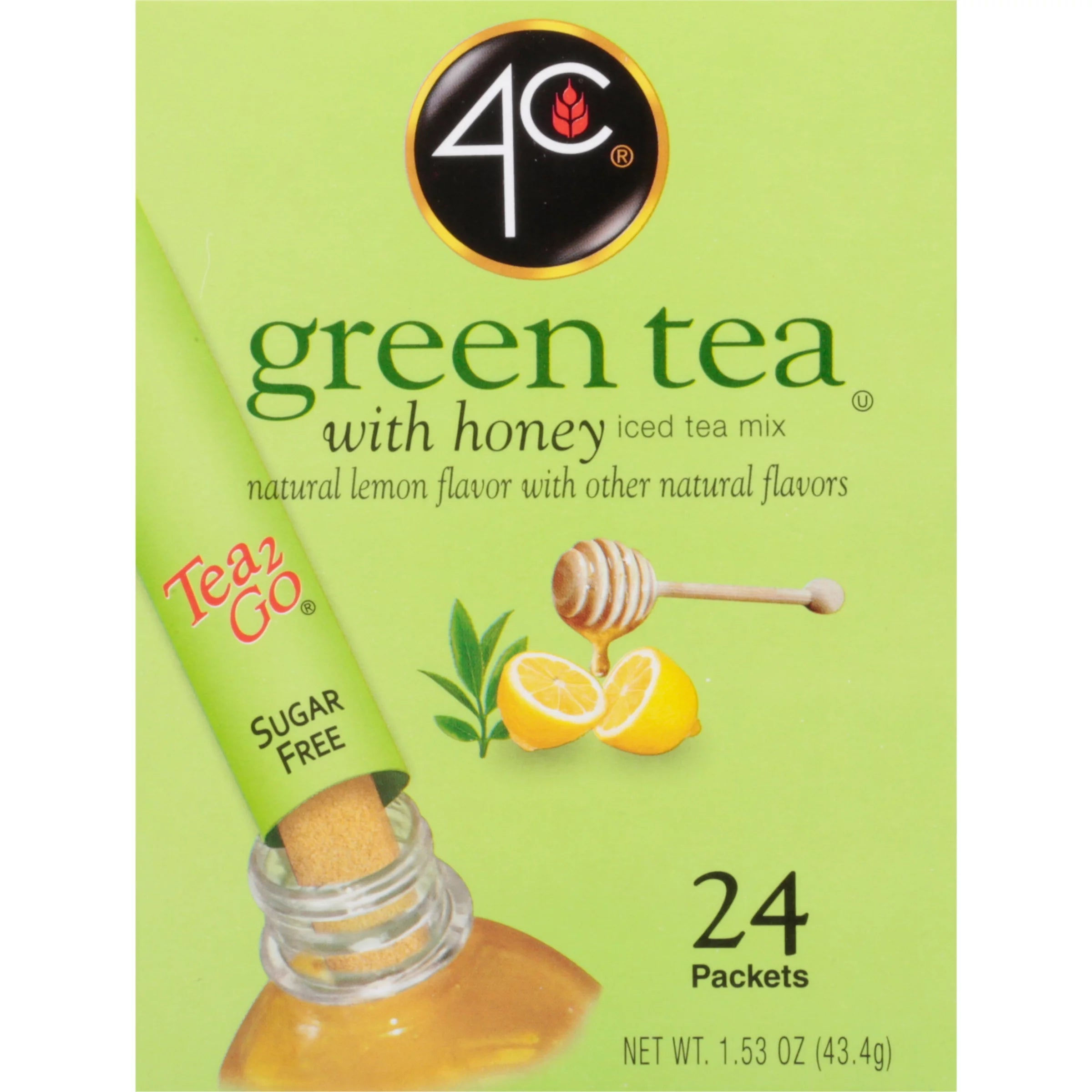 4c Green Tea w Honey Drink Mix 24ct.