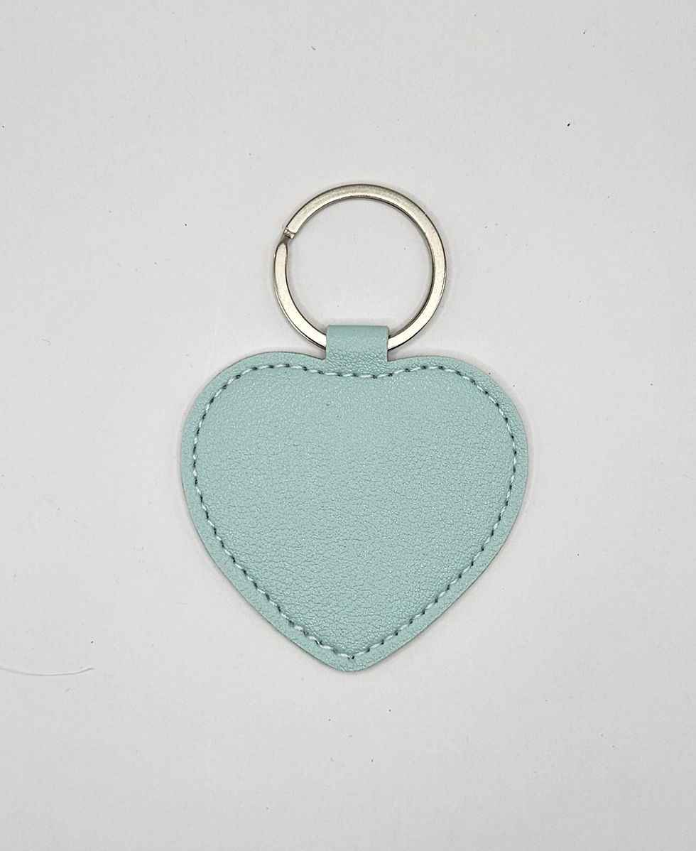 Thumbnail: Porte-Clé en cuir coeur