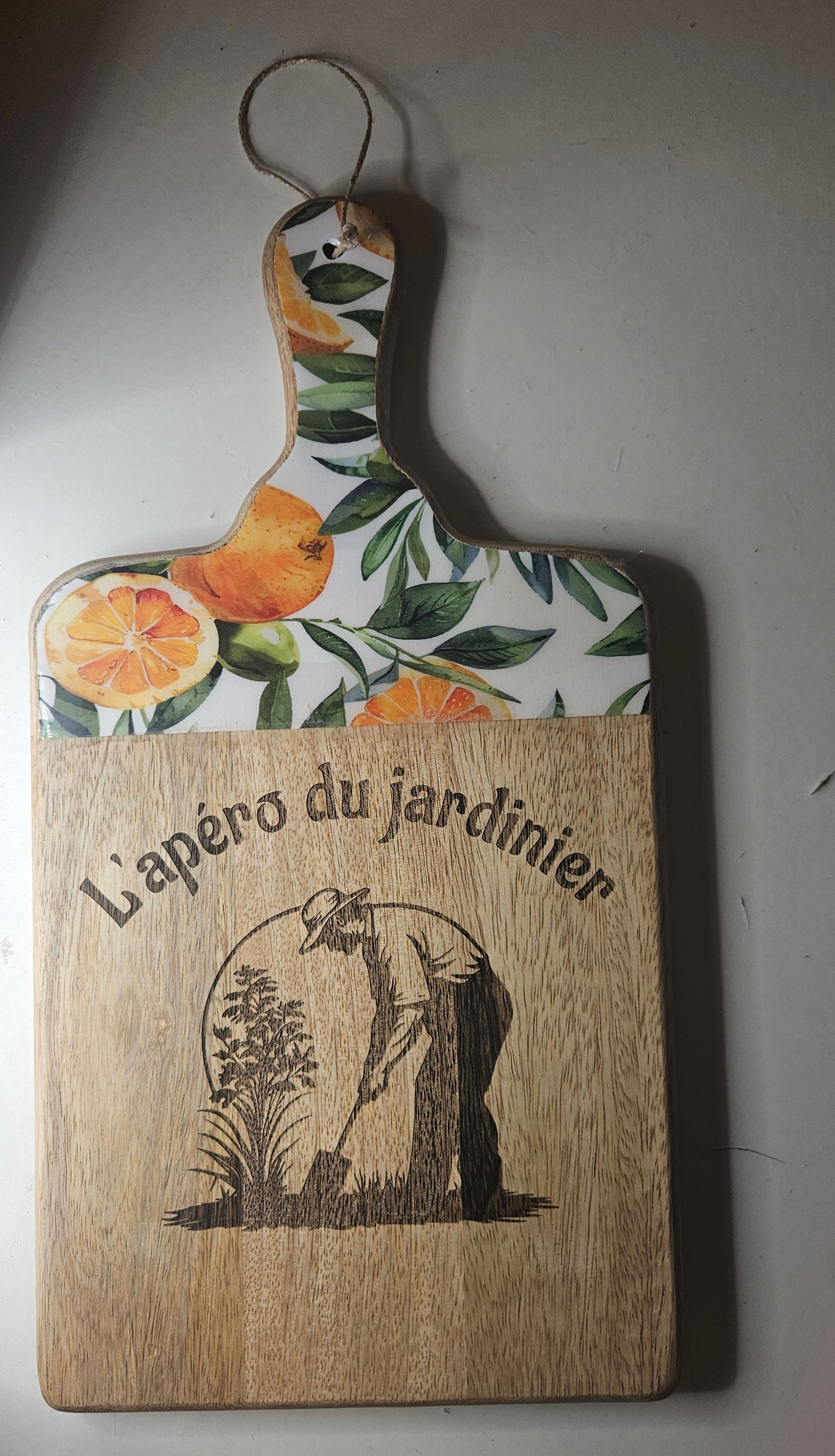 Planche de présentation à motif Acacia