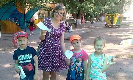 Корекционное занятие на свежем воздухе_e