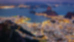 Aerial view over Rio de Janeiro at Night as viewed from Corcovado, Brazil_shutterstock_319