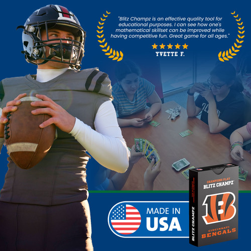 Cincinnati Bengals Card Game | Blitz Champz