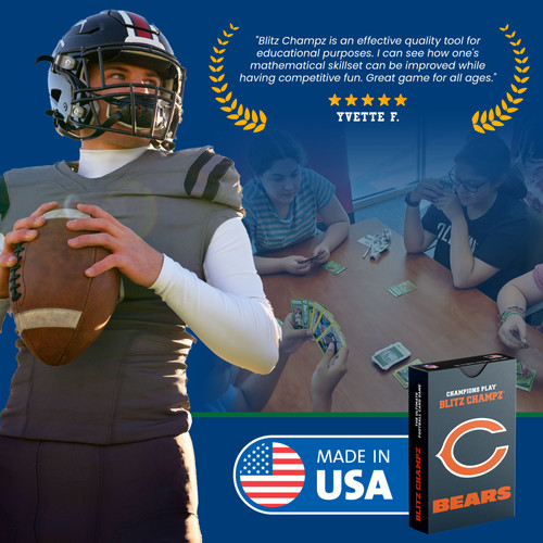 Chicago Bears Card Game | Blitz Champz