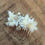 Miniature : Peigne fleurs séchées - accessoire mariage