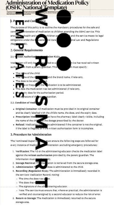 Document with Work Smart Templates overlay