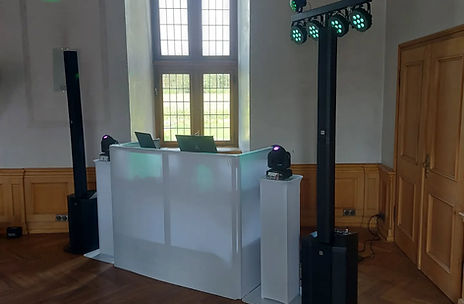 Aufbau und Technik für eure Hochzeit