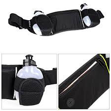 Thumbnail: Running Sports Waist Pack Holder Bum Bag Travel Waist Belt Pouch With Dual Water