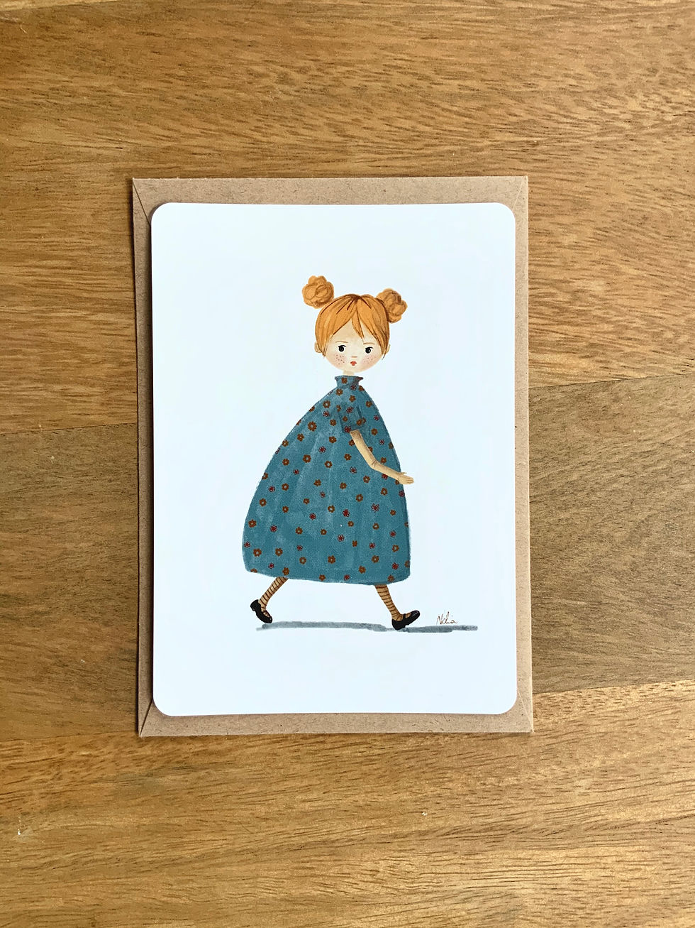 Miniature : Carte illustrée "Pompon d'or"